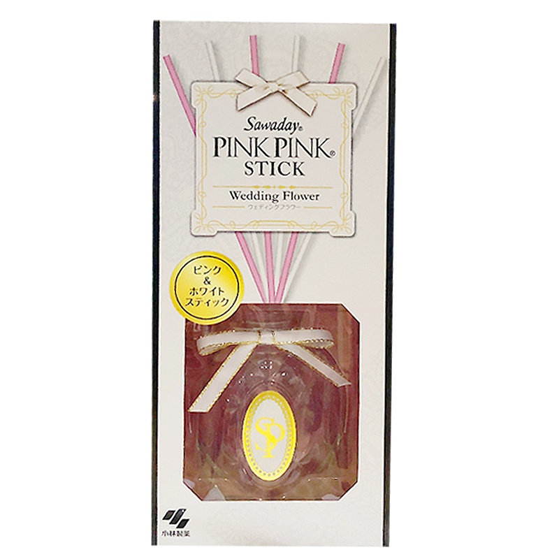 小林制药(KOBAYASHI) 日本原装SawadayPinkPink消臭元空气清新剂芳香剂70ml 婚礼花束香