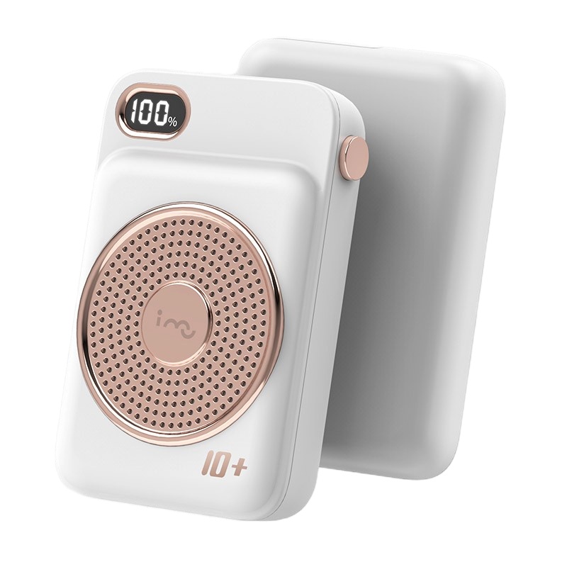 幻响(i-mu) HD-P03 小唱机移动电源10000mAh超能聚合物电芯(复古绿/珍珠白可选)(单位:个)