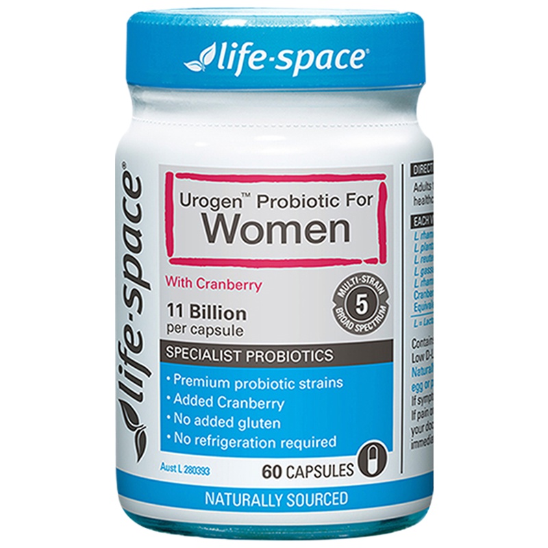 Life Space 生命领域 女性蔓越莓益生菌 60粒/瓶 澳洲进口
