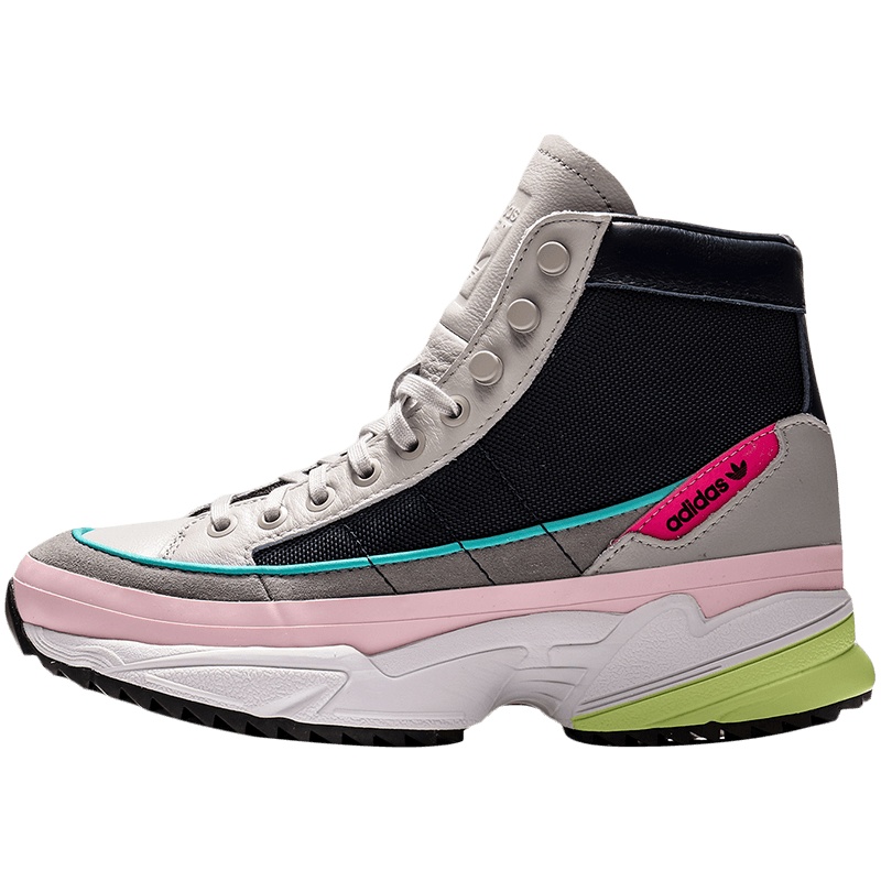 adidas阿迪达斯三叶草女鞋水原希子同款运动鞋高帮休闲鞋EF9096