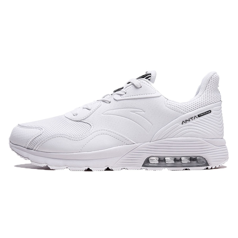 安踏运动鞋男鞋2020秋冬新款男士气垫鞋皮面防水休闲旅游鞋子