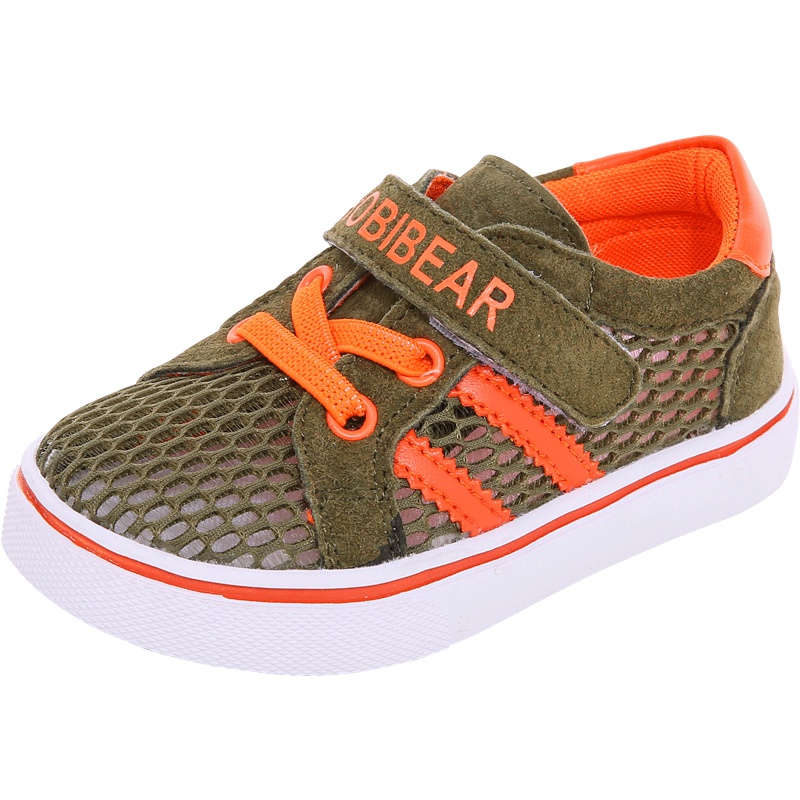 哈比熊男童鞋子2019春款中大童透气网面软底儿童网鞋夏季小童单网运动鞋