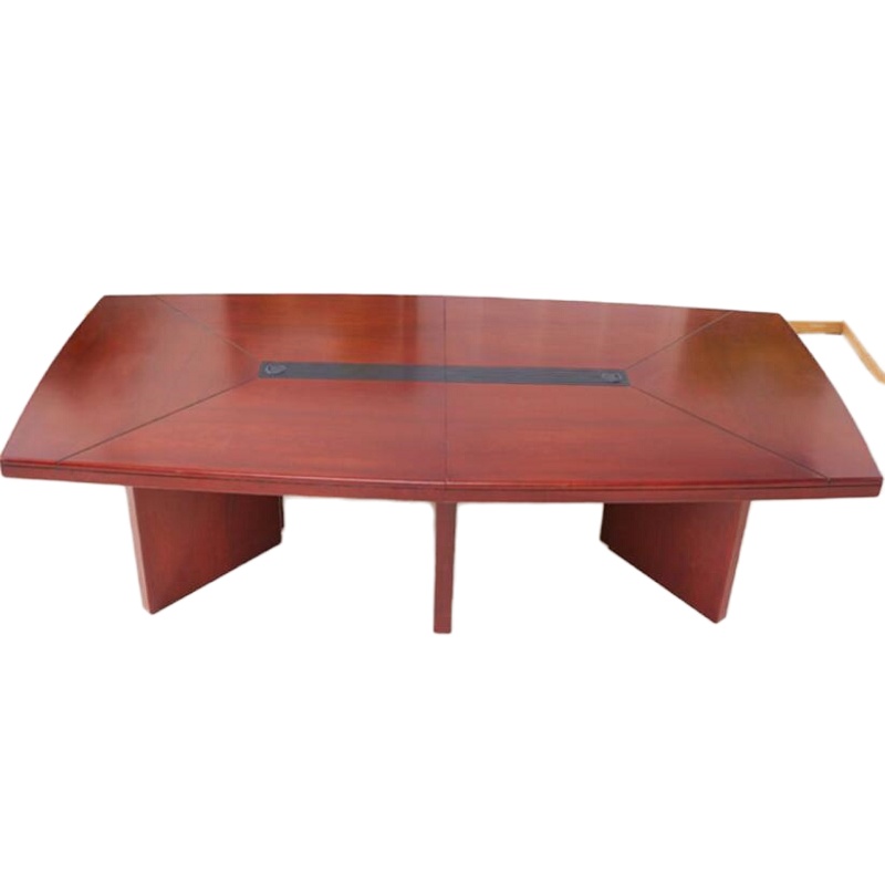 心业4米油漆饰面会议桌XYMZ04M适用15平米会议室      此产品单件不出售批量请联系客服