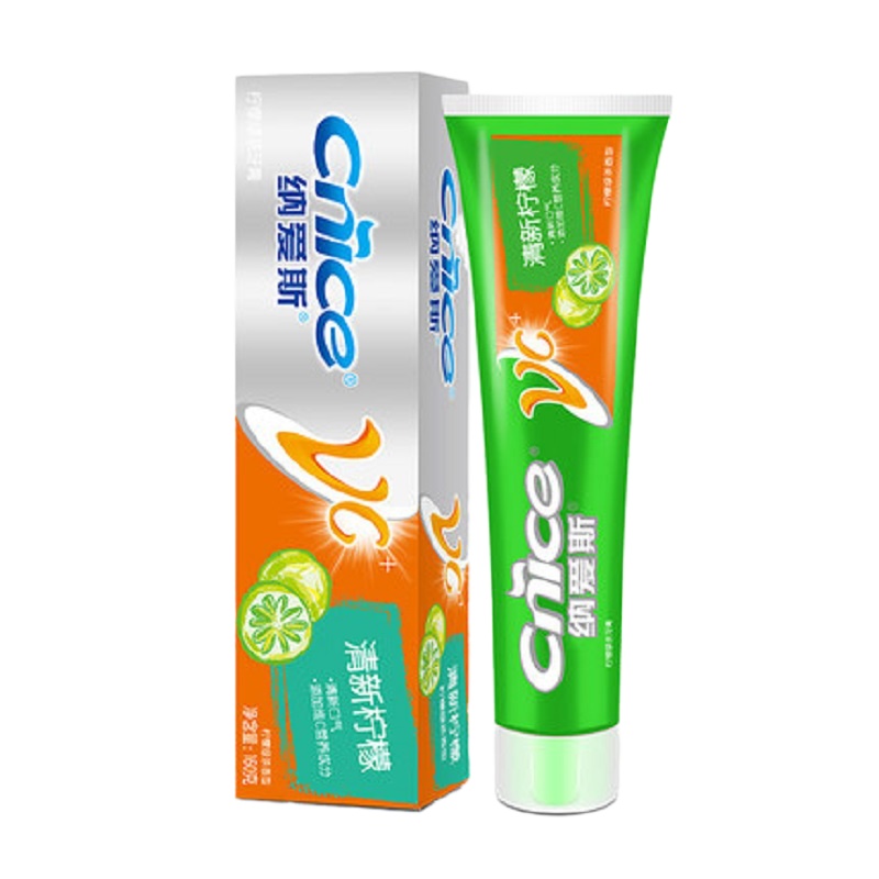 纳爱斯 柠檬绿茶牙膏165gx3