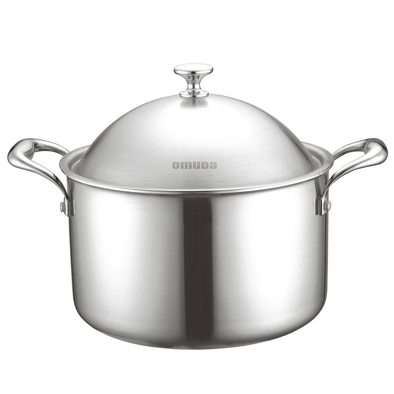 欧美达（omuDa） 公爵系列汤锅 不锈钢汤锅多用锅冷钢锻铸手柄防烫隔热汤锅