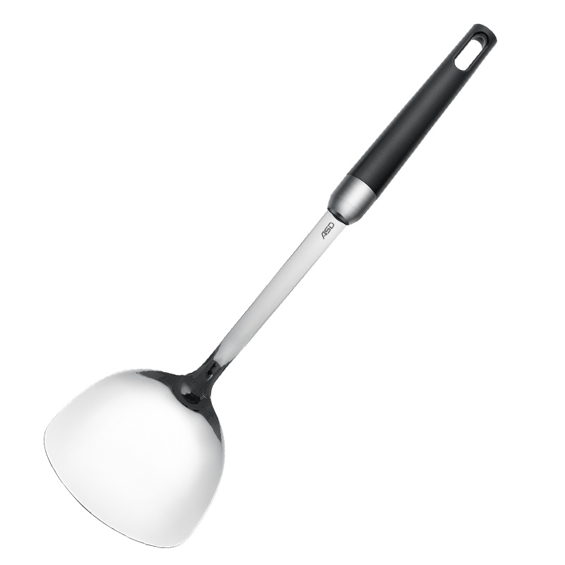 爱仕达锅铲304不锈钢中式铲汤勺漏勺组合套装家用炒菜铲大铁锅不锈钢锅加厚铲子铁铲 厨房用品勺子食品级