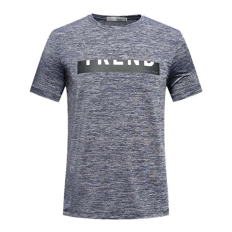 Artsdon/阿仕顿男装T恤夏季字母印花圆领短袖T恤