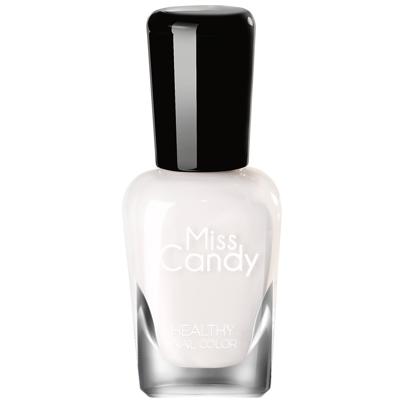 Miss Candy健康甲油 无刺鼻气味健康指甲油印花美甲 7ML印花油烙印系列 暮雪/纯白U01