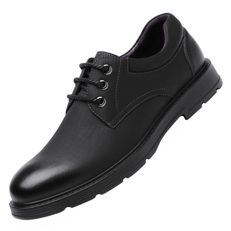 红蜻蜓男鞋秋季真皮休闲鞋子男士低帮潮鞋工装鞋男士大头皮鞋男