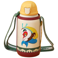 杯具熊（BEDDYBEAR） 新款大闹天宫儿童保温杯带吸管316不锈钢三用防漏水壶联名款三盖版-孙悟空 630m