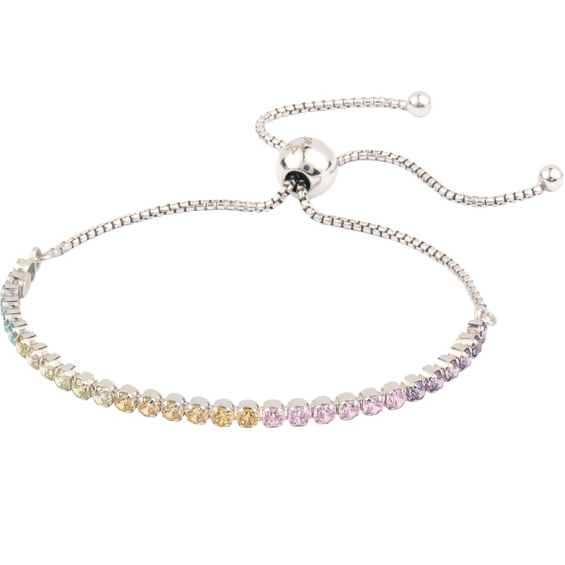 Pandora潘多拉 925银手链缤纷闪耀手链 饰品-590524PCZMX