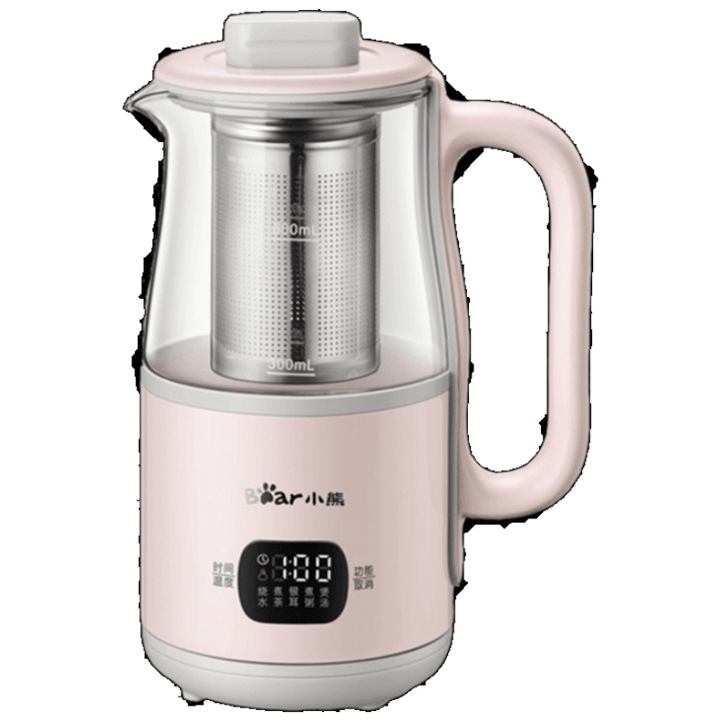 小熊养生壶自动小型玻璃煮茶器迷你办公室电热烧水壶养身