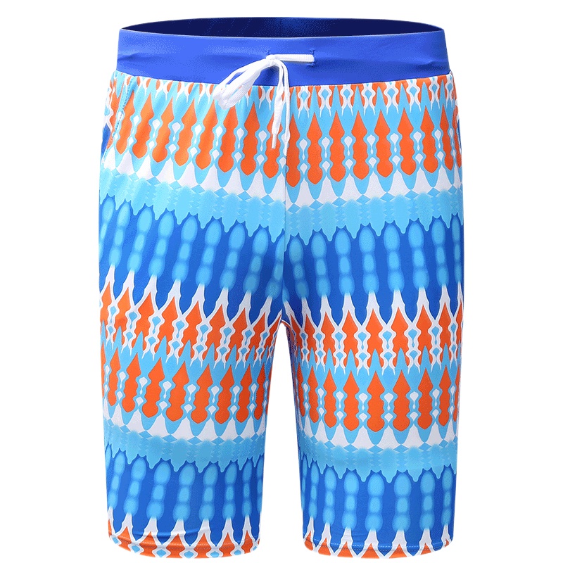 号手五分沙滩裤男加大码速干宽松温泉休闲蜜月情侣装度假冲浪泳裤