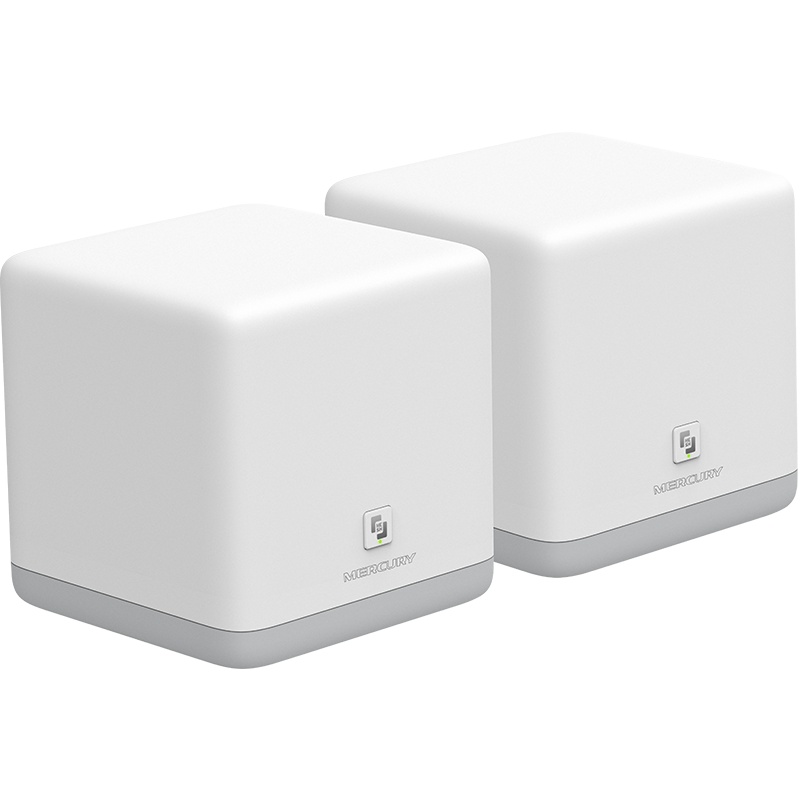 水星(MERCURY)Mesh分布式路由器套装 AC1200全千兆 智能5G双频无线穿墙 高速路由 M6G(两只装)