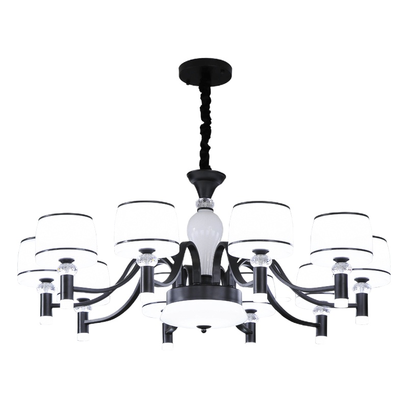 克罗斯塔 北欧后现代吊灯时尚轻奢大气客厅灯个性创意餐厅卧室led变光灯具