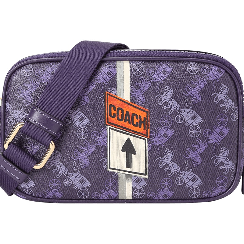 COACH/蔻驰 马车印花斜挎 F84639 18.5x12x5.5CM