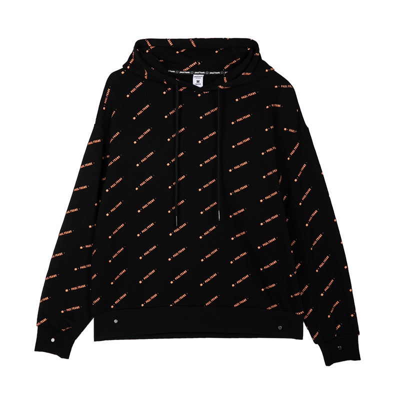 PaulFrank/大嘴猴卫衣女新款秋季女装上衣印花连帽学生时尚