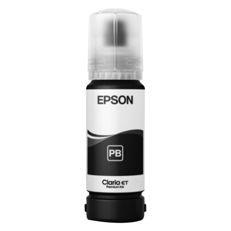 爱普生(EPSON)013/014系列墨水瓶 T07F1 适用L8168 L8188 014PB(照片黑)原装墨盒/墨水