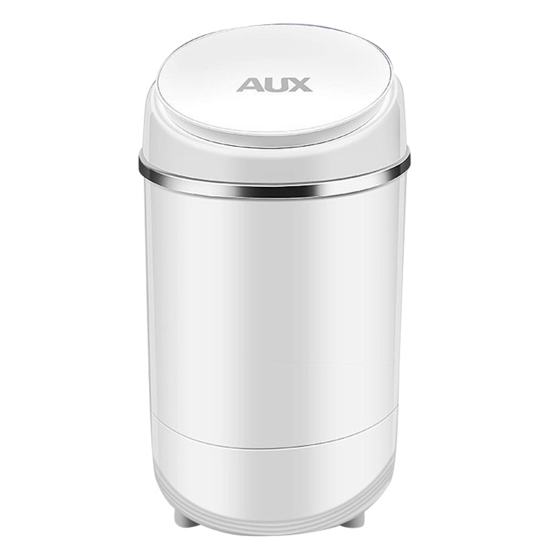奥克斯(AUX) XPB36-108 半自动单桶迷你 非全自动洗衣机 透明白
