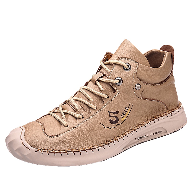 英伦班纳(ENLEN&BENNA)新款男士街拍手工休闲运动百搭平底鞋子男潮鞋