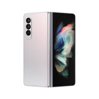 [当天发货]三星Galaxy Z Fold3 5G 12GB+512GB 2021新款折叠屏5G手机 双卡双待 移动联通电信全网通5G 雪川银 120Hz刷新率