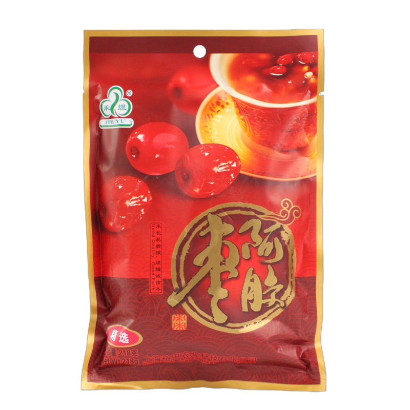 禾煜 阿胶枣 218g /袋 即食无核阿胶枣 办公室零食 国产食品 禾煜出品