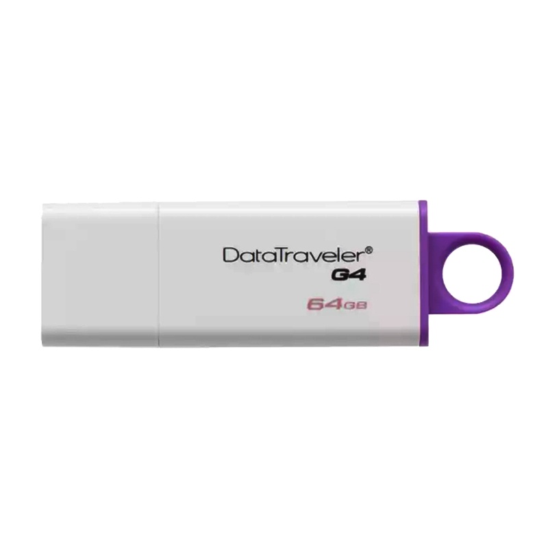 金士顿(Kingston)64GB U盘 DTIG4 高速优盘USB3.0 时尚色彩 紫色