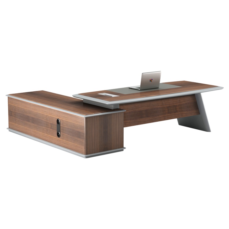 科朔 办公桌老板桌经理桌现代班台经理桌板式班台2.2米KSL37