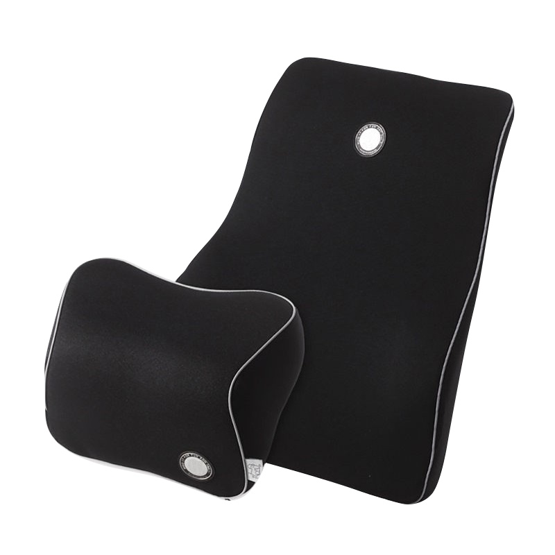 迈古(MG)[1个头枕 留言需要颜色]汽车头枕腰靠护腰记忆棉靠背座椅腰枕车用背靠垫腰垫颈枕套装