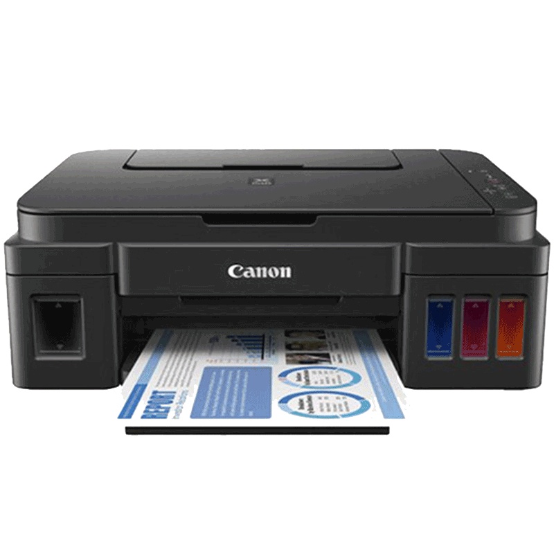 佳能(Canon) G2800彩色喷墨打印机一体机 墨仓 加墨式连供照片打印机(打印 扫描 复印)(套餐四)