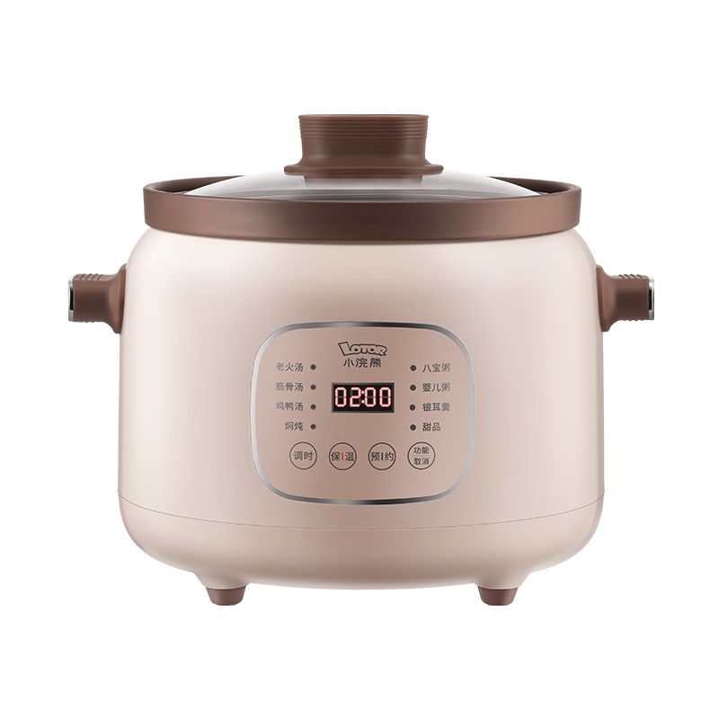 小浣熊电炖盅Z3 3L大容量陶瓷内胆隔水炖加热家用电炖锅全自动24小时预约可定时多功能煲汤锅煮粥锅