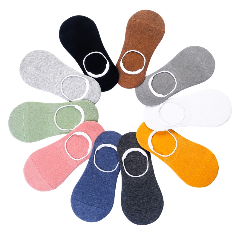 蓓乐妃袜子女棉夏季船袜夏天薄款隐形全棉女装浅口防滑防脱不掉跟溥款wz