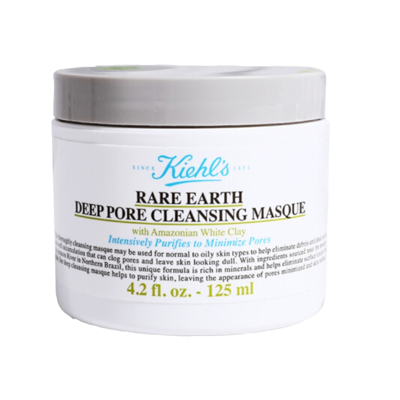 科颜氏（Kiehl's）亚马逊白泥净致面膜补水温和清洁毛孔收缩毛孔 白泥净致面膜 125ml