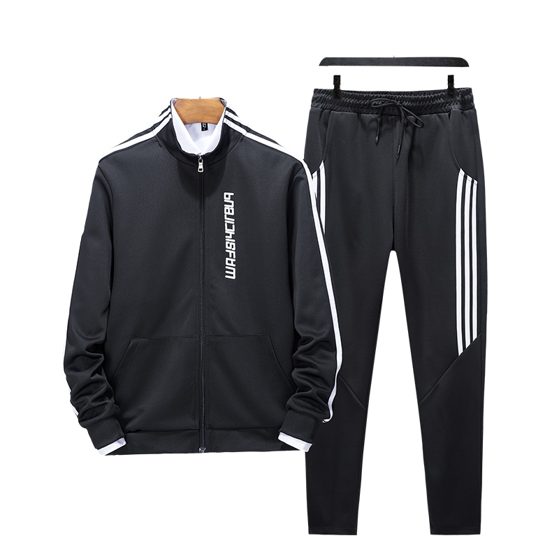 [直营]木林森(MULINSEN)男士卫衣春秋潮男搭配户外休闲衣裤套装