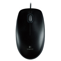 罗技(Logitech)M100r 光电鼠标 办公鼠标 对称鼠标 大手鼠标 黑色