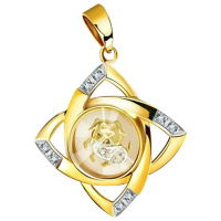 梦克拉 Mkela 18K金钻石吊坠 十二生肖项坠 吊坠 黄金 18k金 定价 送恋人