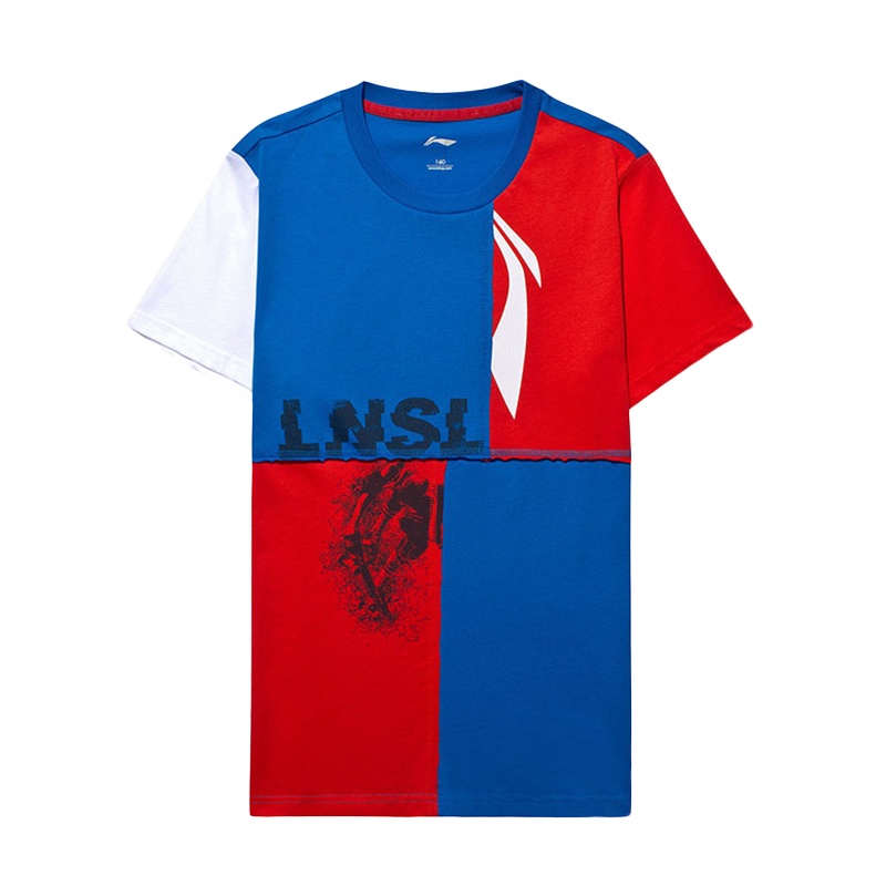 LI-NING KIDS男童滑板少年潮流短袖T恤