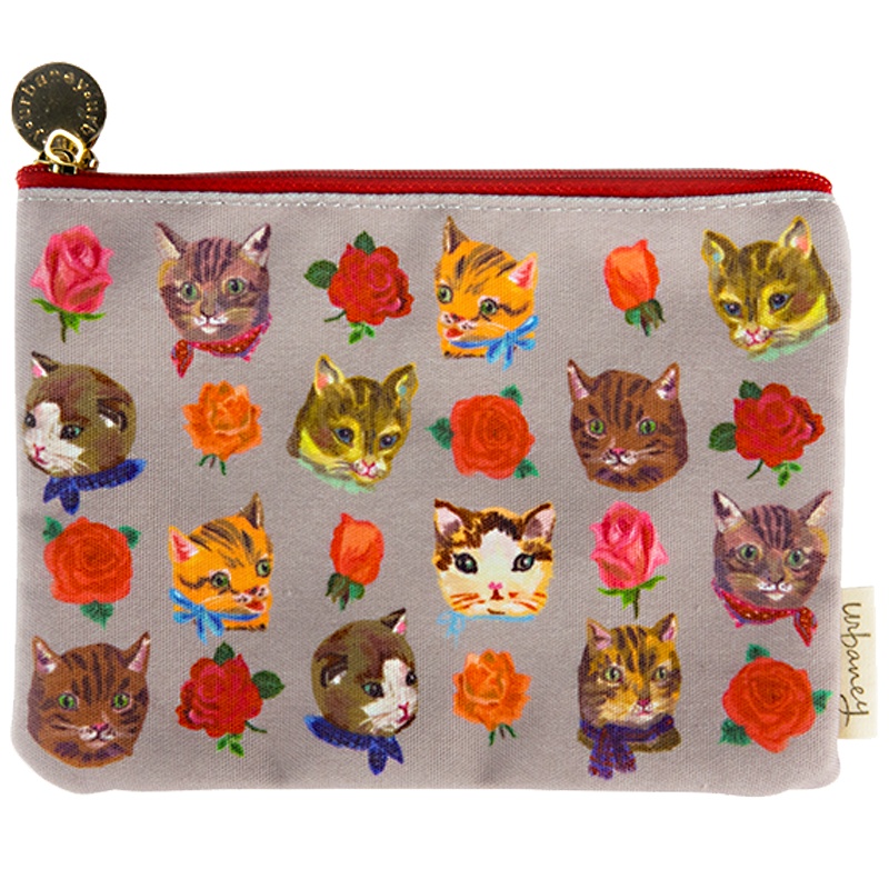 urbaney迩伴旅棉布拉链女生迷你收纳包化妆包数码包卫生棉包多功能小包