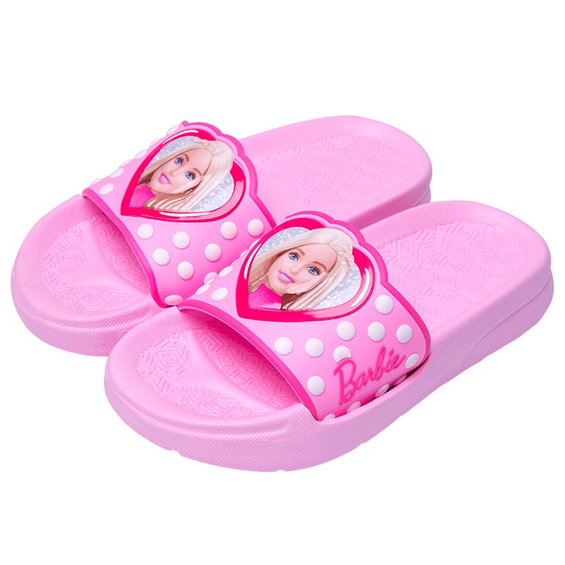 芭比女童拖鞋室内家居防滑弹性拖鞋