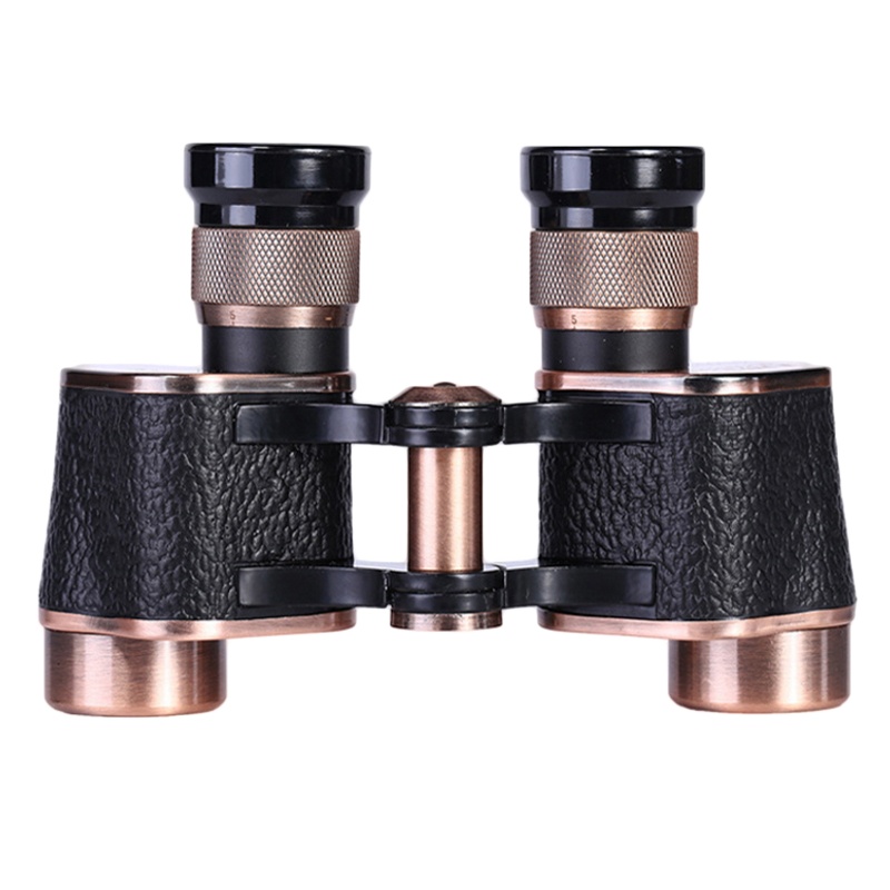 自由虎(Ziyouhu)新款6x24纯铜牛皮包双筒望远镜旅游观光望远镜户外登山野营用品