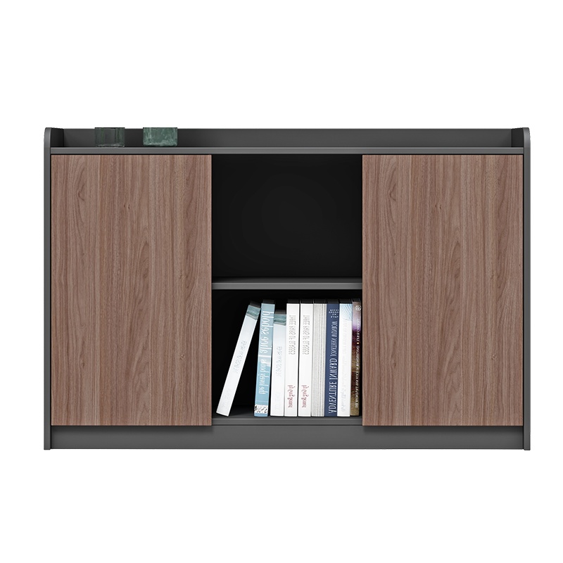 鑫金虎 办公家具茶水柜简约办公室茶水间文件柜实用矮柜地柜储物柜板式资料柜落地办公柜档案柜