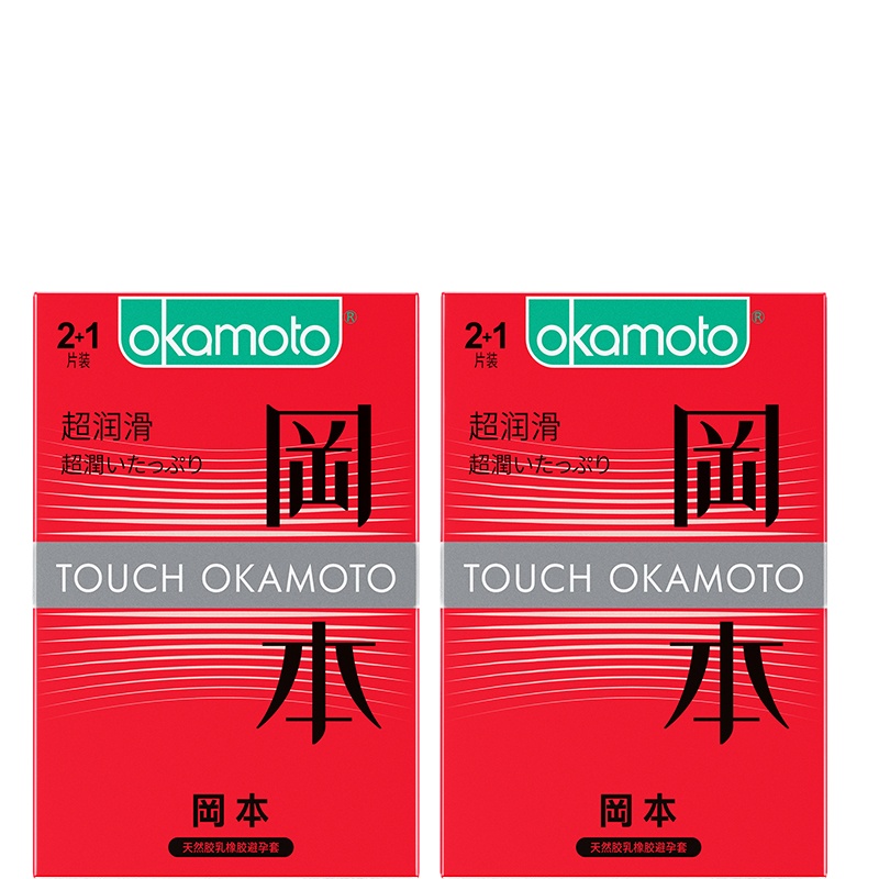 冈本 避孕套 安全套 至感超滑 6片装 男用超薄套套计生成人用品原装进口okamo