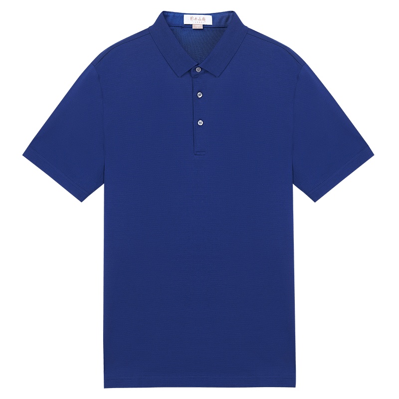 鄂尔多斯 1980春夏棉桑蚕丝男式T恤