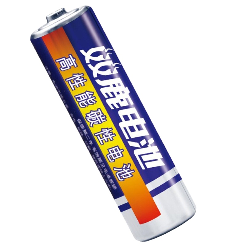 双鹿7号碳性电池 适用于儿童玩具/空调遥控器/鼠标键盘 R03/AAA电池12粒装