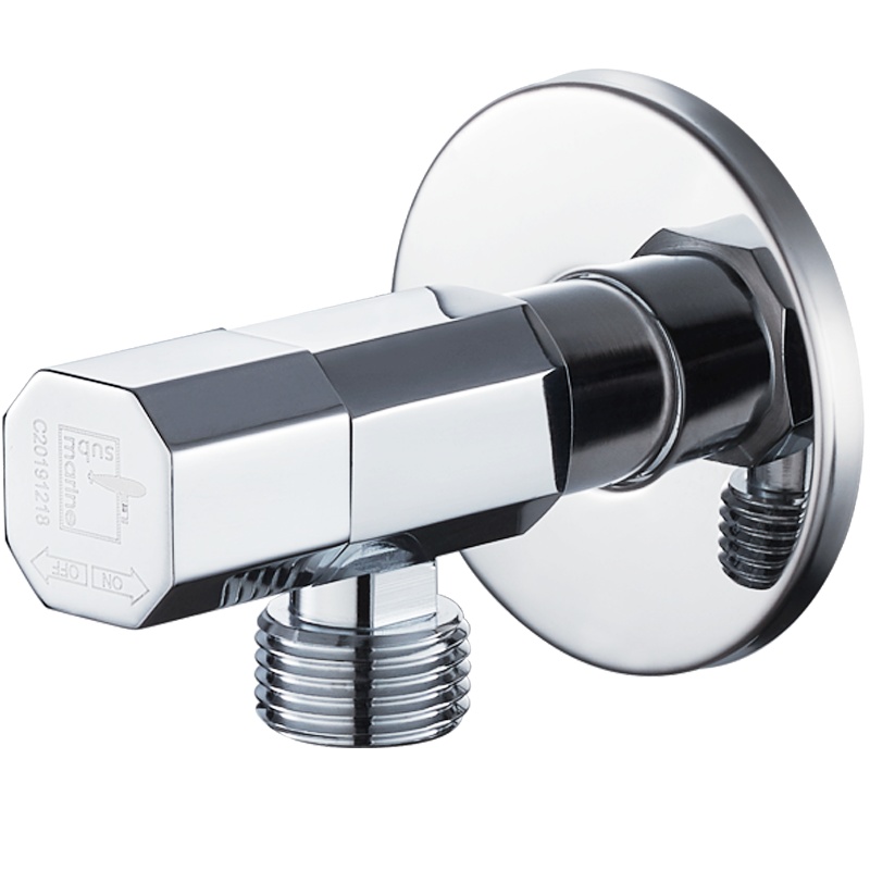 潜水艇(submarine) 加厚防爆角阀全铜三角阀门热水器水阀冷热水阀门开关三通家用八字阀