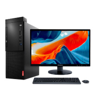 联想(Lenovo)启天M428 商用家用台式电脑 27英寸屏 定制(Intel i5-9400 8GB 256G 集显 DVDRW)可后改ghost版本WIN7