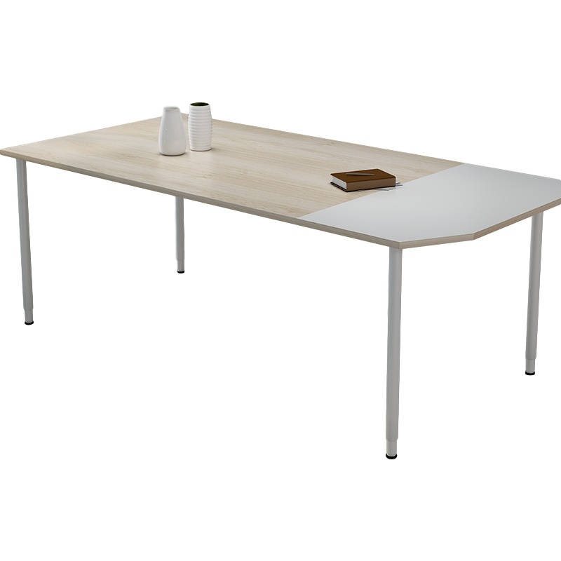 创世人 洽谈桌椅组合办公家具简约现代会客桌小型会议桌1.8米长条桌培训桌办公桌餐桌饭桌