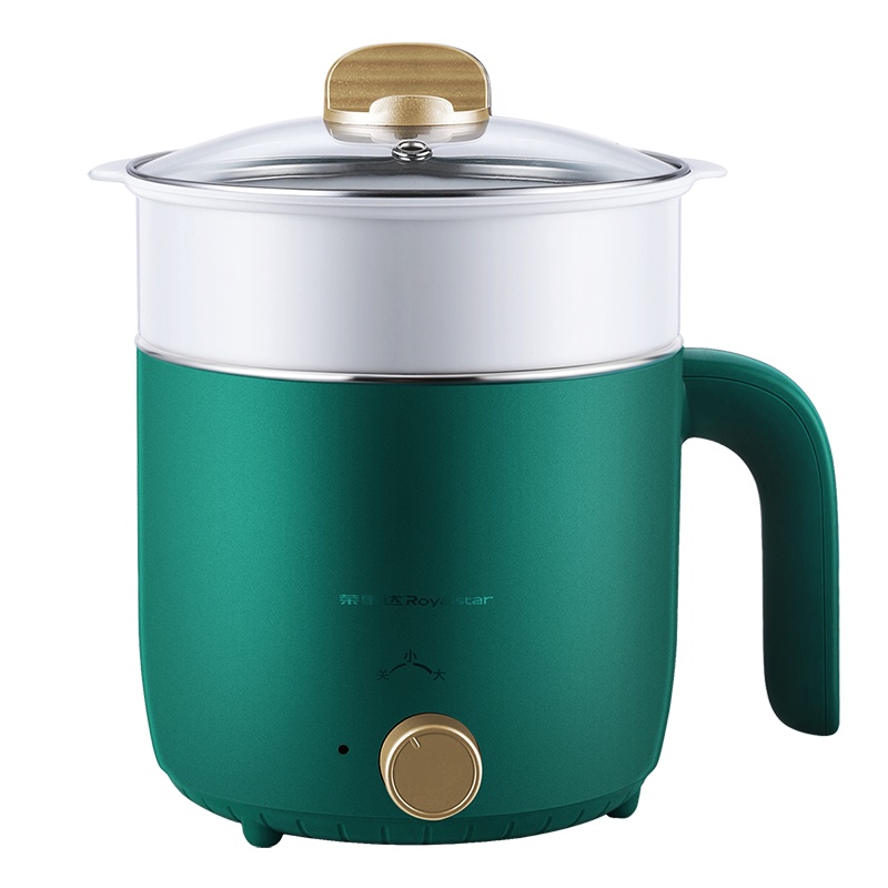 荣事达(Royalstar)电煮锅DZG1529C多功能电热锅支持煮面泡面学生宿舍家用迷你小火锅电热杯1.5升容量