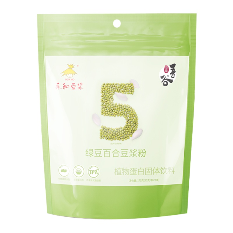 永和豆浆绿豆百合豆浆粉175g×2袋