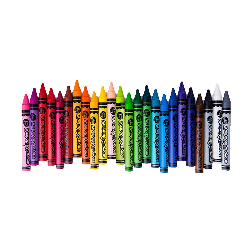 Joan Miro美乐童年蜡笔儿童安全无毒可水洗宝宝画笔套装幼儿园小学生幼儿绘画彩色画画涂鸦笔彩笔 24色蜡笔 创意玩具